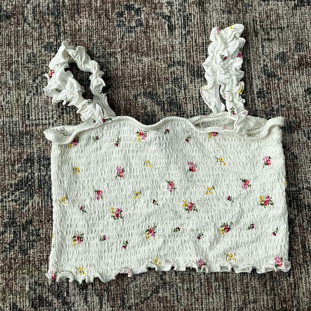 Floral crop top